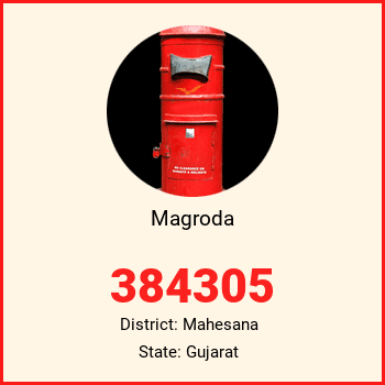Magroda pin code, district Mahesana in Gujarat