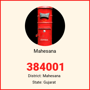 Mahesana pin code, district Mahesana in Gujarat
