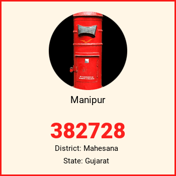 Manipur pin code, district Mahesana in Gujarat