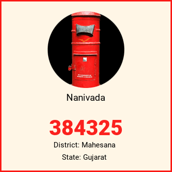 Nanivada pin code, district Mahesana in Gujarat