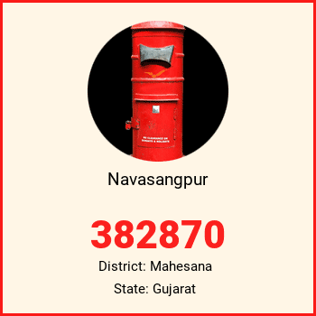 Navasangpur pin code, district Mahesana in Gujarat