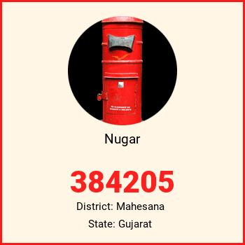Nugar pin code, district Mahesana in Gujarat