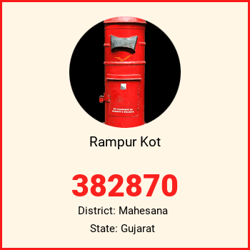 Rampur Kot pin code, district Mahesana in Gujarat