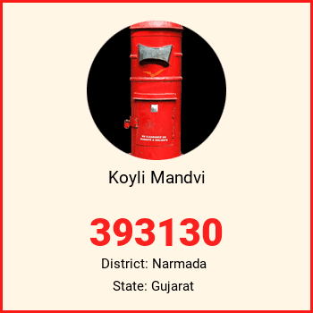 Koyli Mandvi pin code, district Narmada in Gujarat