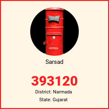 Sarsad pin code, district Narmada in Gujarat