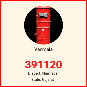 Vanmala pin code, district Narmada in Gujarat
