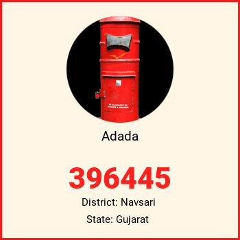 Adada pin code, district Navsari in Gujarat
