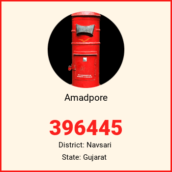 Amadpore pin code, district Navsari in Gujarat