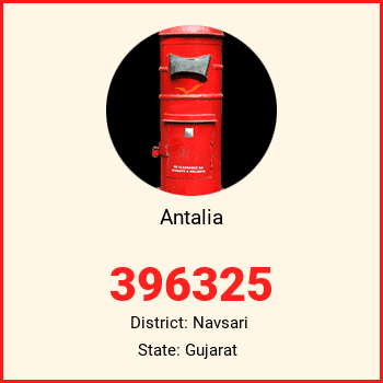 Antalia pin code, district Navsari in Gujarat