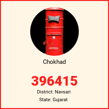 Chokhad pin code, district Navsari in Gujarat