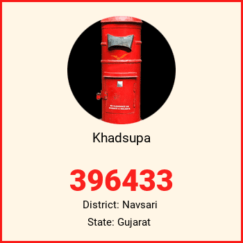 Khadsupa pin code, district Navsari in Gujarat