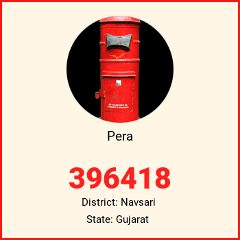 Pera pin code, district Navsari in Gujarat