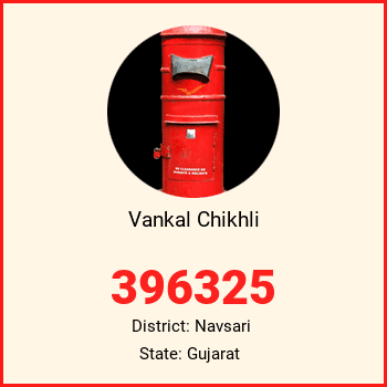 Vankal Chikhli pin code, district Navsari in Gujarat