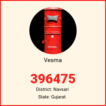 Vesma pin code, district Navsari in Gujarat