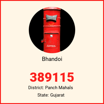 Bhandoi pin code, district Panch Mahals in Gujarat