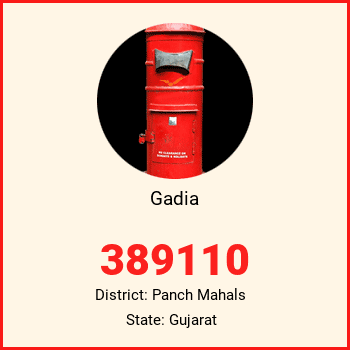 Gadia pin code, district Panch Mahals in Gujarat