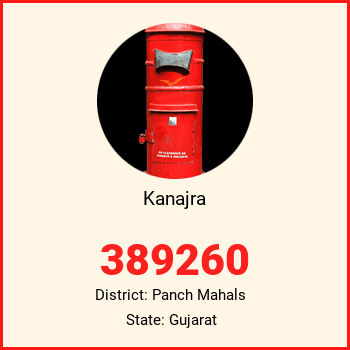 Kanajra pin code, district Panch Mahals in Gujarat