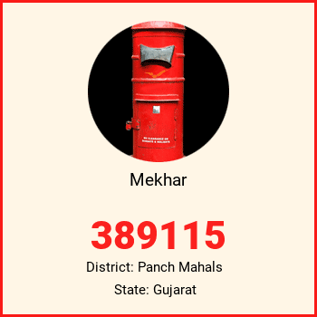 Mekhar pin code, district Panch Mahals in Gujarat