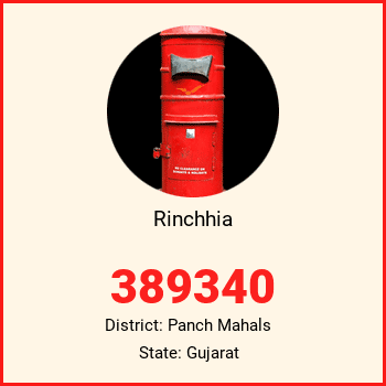Rinchhia pin code, district Panch Mahals in Gujarat