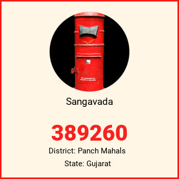 Sangavada pin code, district Panch Mahals in Gujarat
