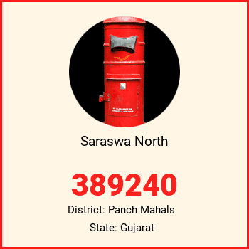 Saraswa North pin code, district Panch Mahals in Gujarat