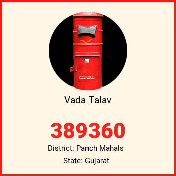 Vada Talav pin code, district Panch Mahals in Gujarat