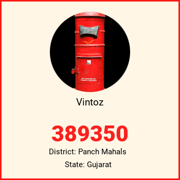 Vintoz pin code, district Panch Mahals in Gujarat