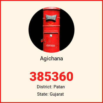 Agichana pin code, district Patan in Gujarat