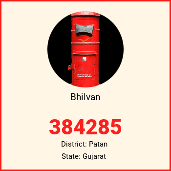 Bhilvan pin code, district Patan in Gujarat