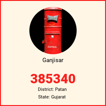 Ganjisar pin code, district Patan in Gujarat