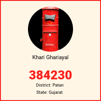Khari Ghariayal pin code, district Patan in Gujarat