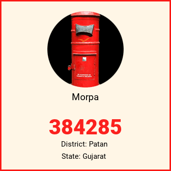 Morpa pin code, district Patan in Gujarat