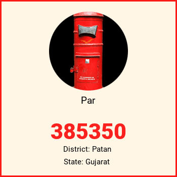 Par pin code, district Patan in Gujarat