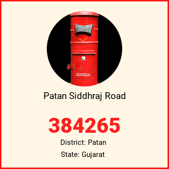 Patan Siddhraj Road pin code, district Patan in Gujarat