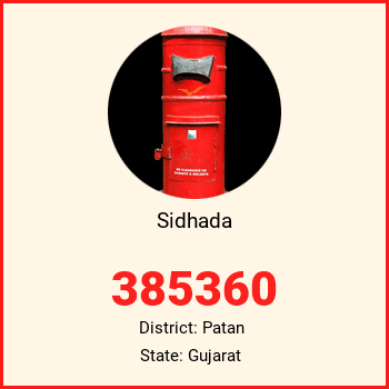 Sidhada pin code, district Patan in Gujarat