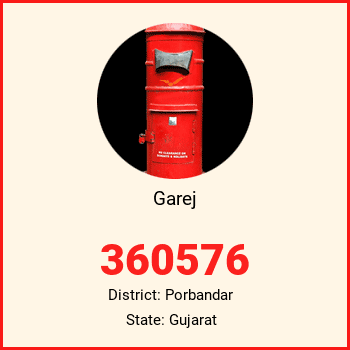 Garej pin code, district Porbandar in Gujarat