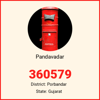 Pandavadar pin code, district Porbandar in Gujarat