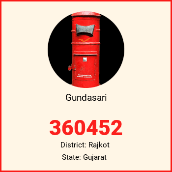 Gundasari pin code, district Rajkot in Gujarat