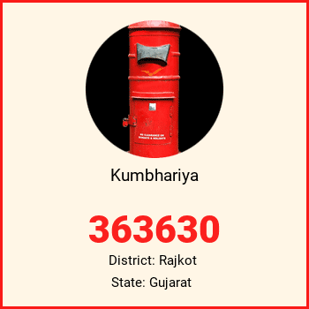 Kumbhariya pin code, district Rajkot in Gujarat