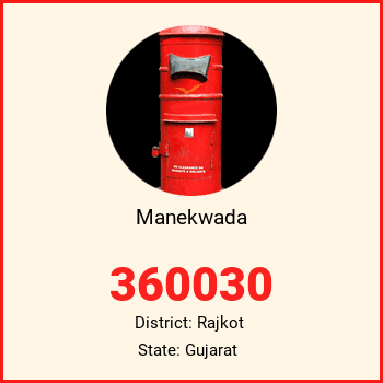 Manekwada pin code, district Rajkot in Gujarat
