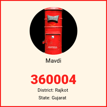 Mavdi pin code, district Rajkot in Gujarat