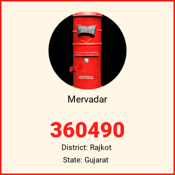 Mervadar pin code, district Rajkot in Gujarat