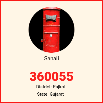 Sanali pin code, district Rajkot in Gujarat