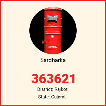 Sardharka pin code, district Rajkot in Gujarat