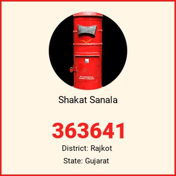 Shakat Sanala pin code, district Rajkot in Gujarat