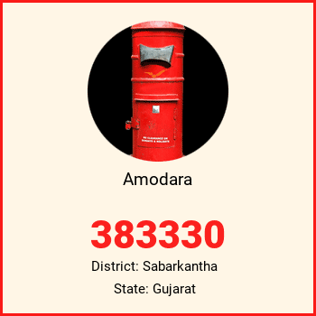 Amodara pin code, district Sabarkantha in Gujarat