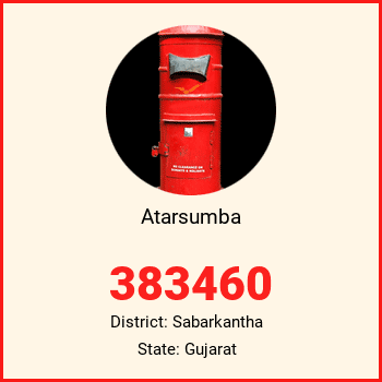 Atarsumba pin code, district Sabarkantha in Gujarat