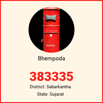 Bhempoda pin code, district Sabarkantha in Gujarat