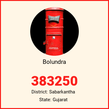 Bolundra pin code, district Sabarkantha in Gujarat