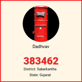 Dadhvav pin code, district Sabarkantha in Gujarat